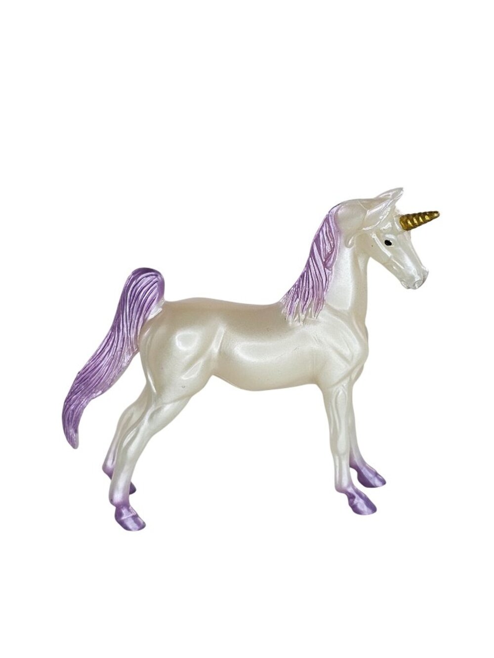 Breyer Stablemate White Lavender Unicorn American Saddlebred Horse #59218